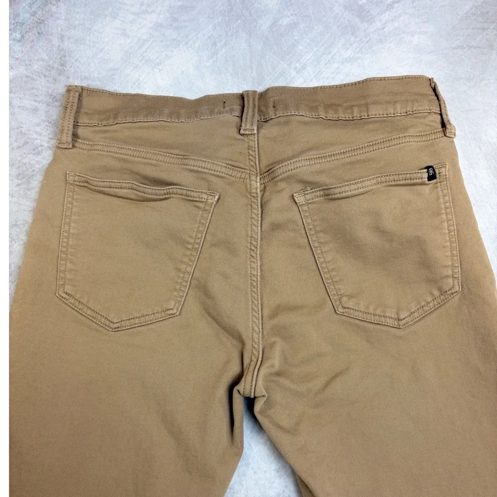 Banana Republic‎ Mens Slim Fit Traveler Pants Khaki Tan Chino 30x29